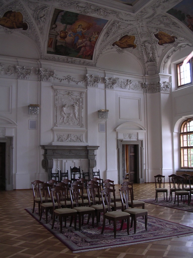 Schloss Lnare Der große Saal