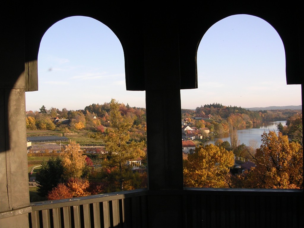 View from castle tower